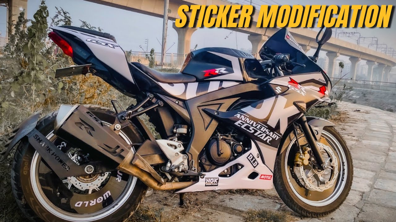 BUDGET STICKER MODIFICATION - Suzuki GSXR