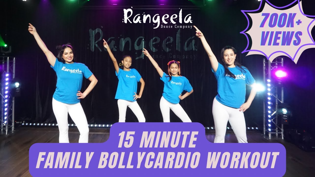 15 Minute Family Bollywood Cardio Workout | Rangeela Dance Company