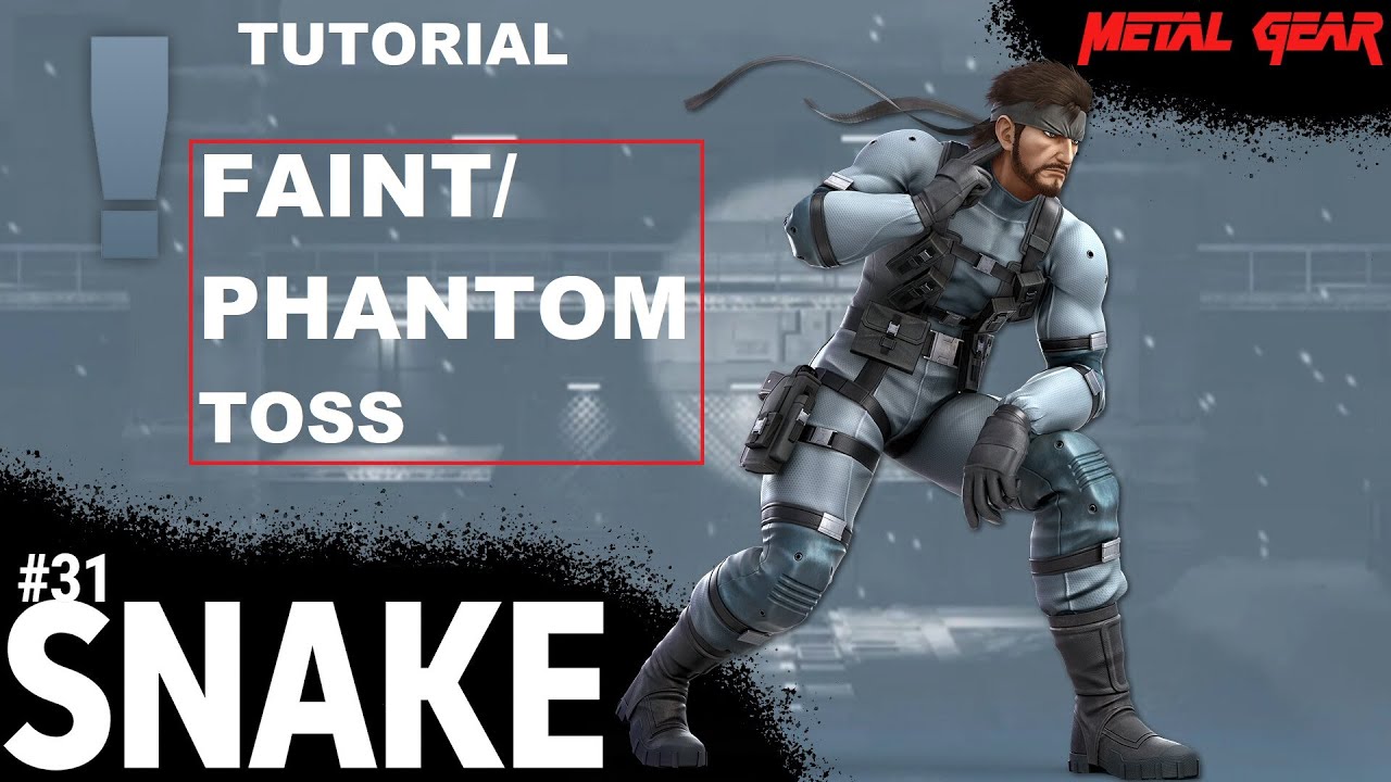 Tutorial del Feint Toss/Phantom Toss de Snake - Smash Competitivo - Super Smash Bros Ultimate