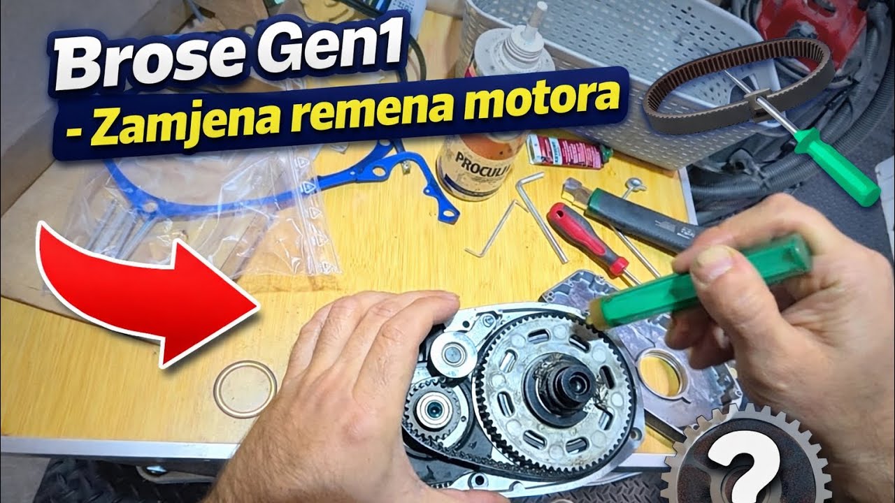 Brose Gen1 – Zamjena remena motora
