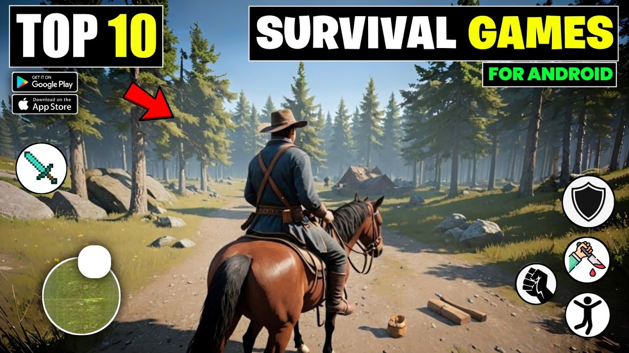 Top 10 Realistic Survival Games For Android 2024 | Best Survival Games For Android
