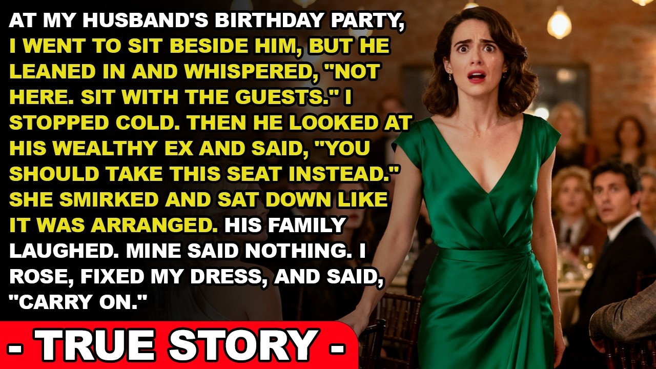 My Husband Gave My Seat to His Wealthy Ex at a Luxury Party