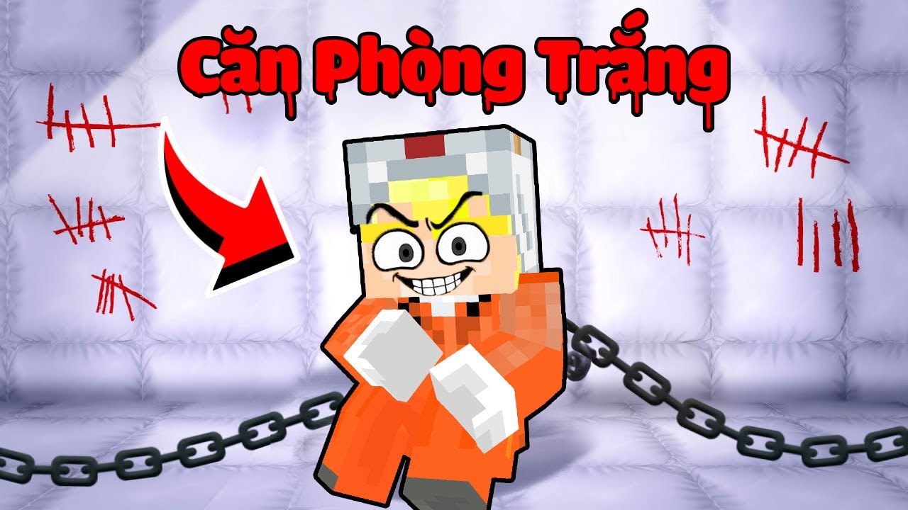 TÔ GÀ THỬ THÁCH 100 NGÀY BỊ KẸT TRONG CĂN PHÒNG TRẮNG LÚC 3H SÁNG TRONG MINECRAFT SIÊU ĐÁNG SỢ