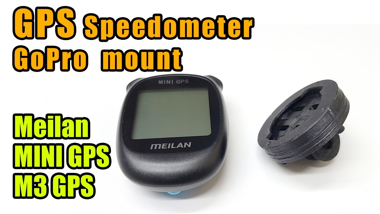 How to make Meilan mini gps speedometer gopro mount with 3D Printer