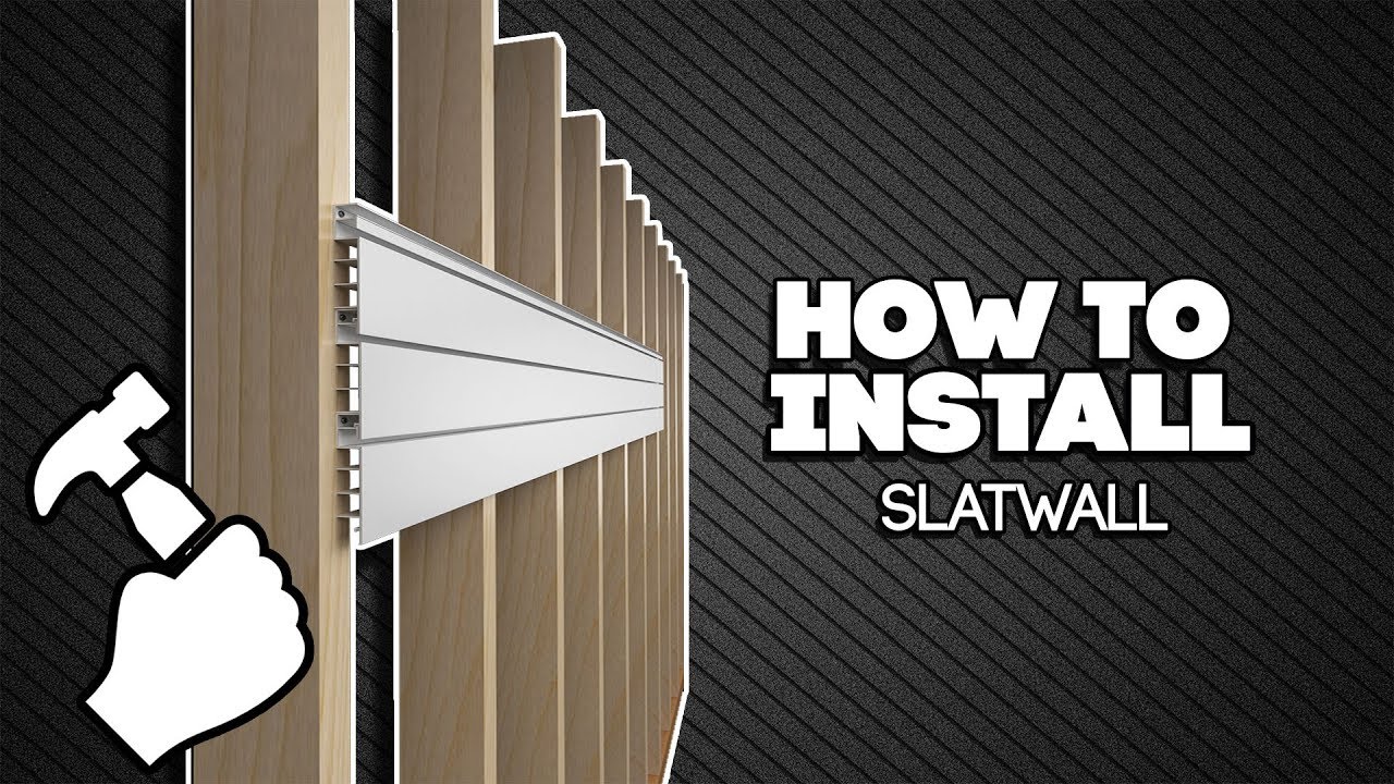 How to Install Proslat Slatwall