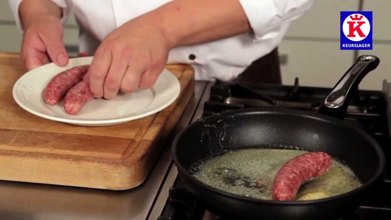 Keurslager - Saucijs bakken