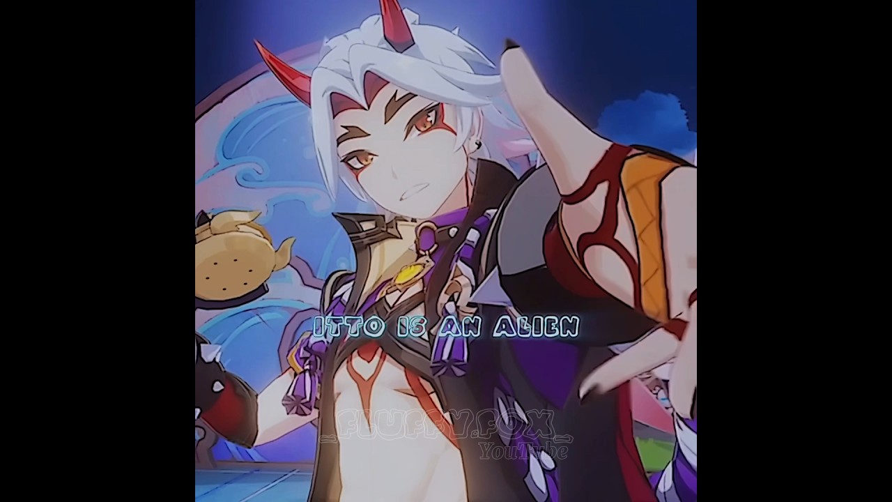 Arataki Itto and Paimon // #genshinimpact #aratakiitto #itto #paimon #hoyoverse #edit #итто #паймон