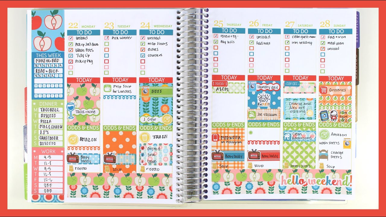 Planner Kate Cute & Functional White Space Plan With Me!
