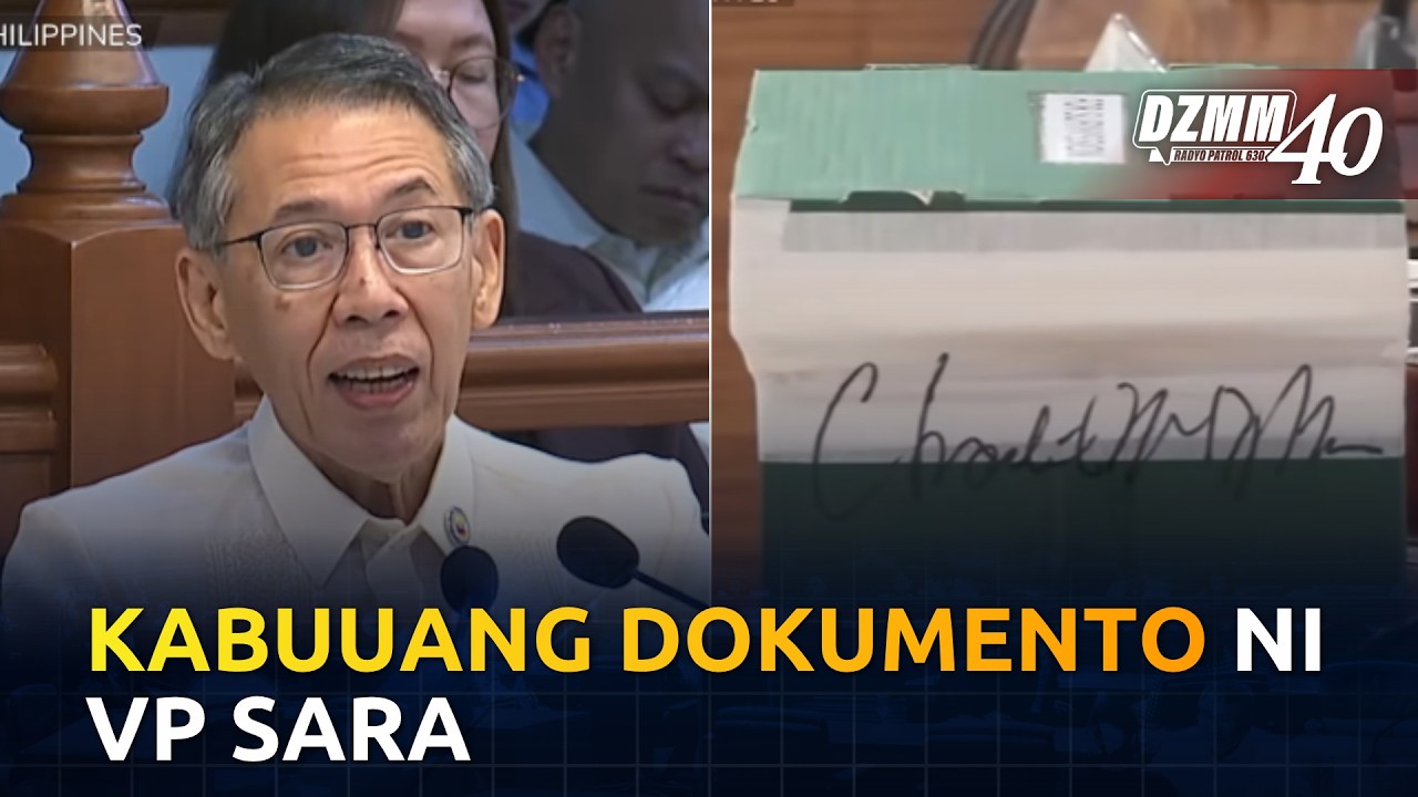 Full records needed to check VP Sara's wealth: Diokno | DZMM (20 July 2026)