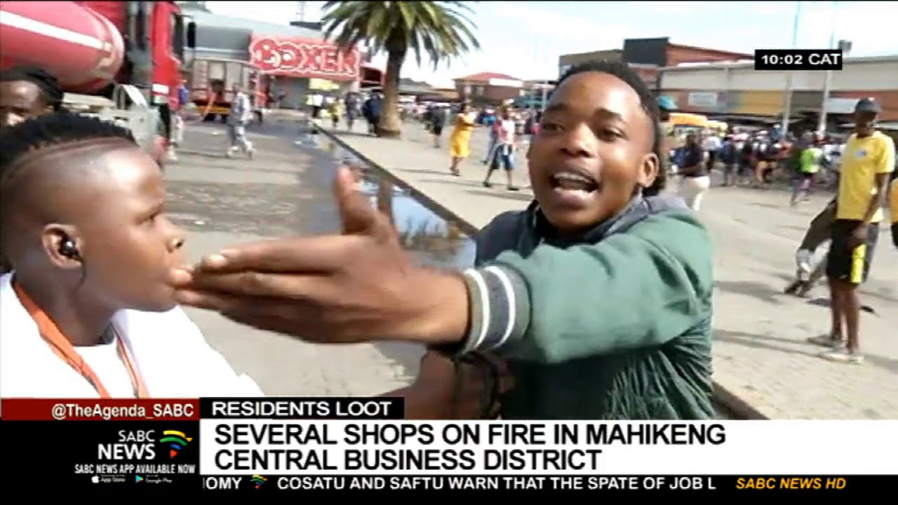 Mahikeng | Shops looted, some on fire