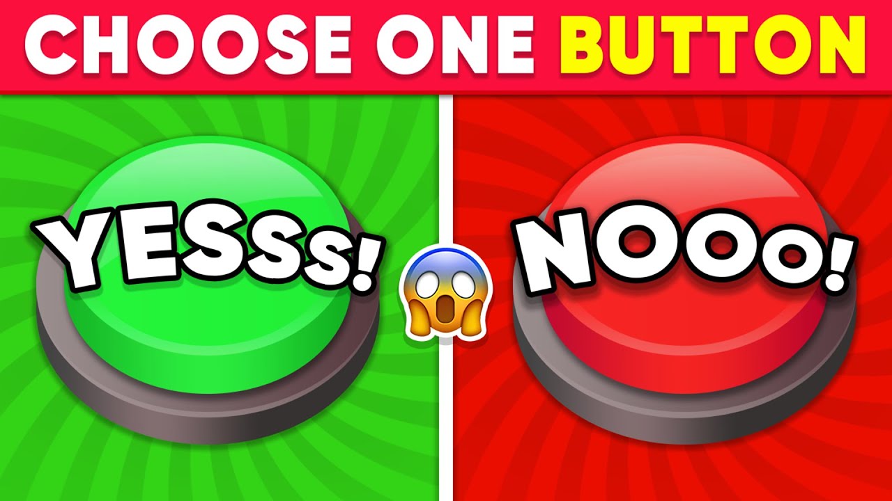 Choose One BUTTON - YES or NO Challenge 🟢🔴 Quiz Sloth