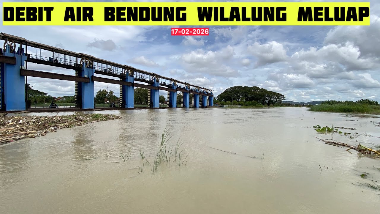 DEBIT AIR BENDUNG WILALUNG DI DEMAK MELUAP 