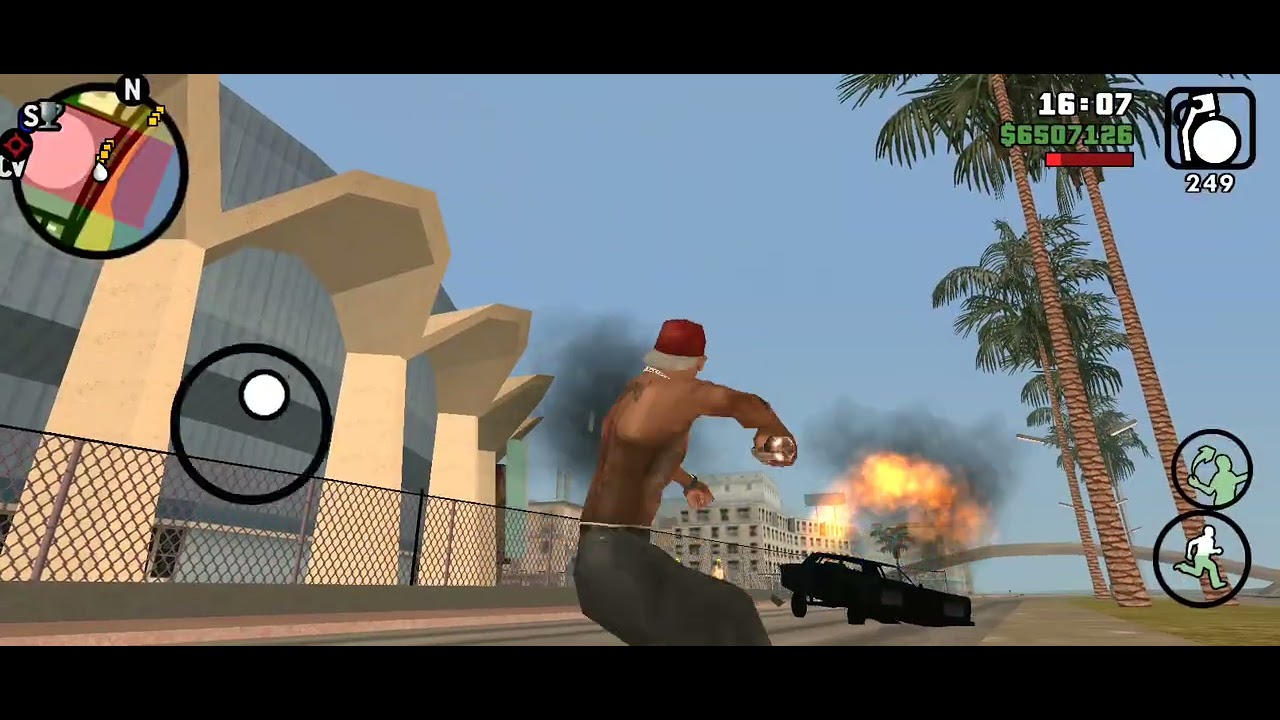 GTA San Andreas Gameplay- CJ finally took down the los Santos Vagos gang 😯👀 GSF wars pt 7