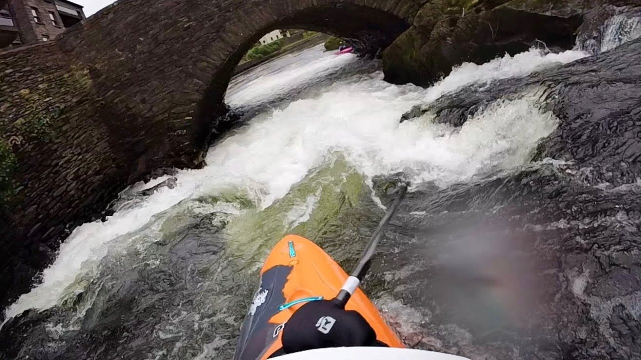 River Leven  low-medium depth 🌊#whitewater #kayaking #youtube #drop