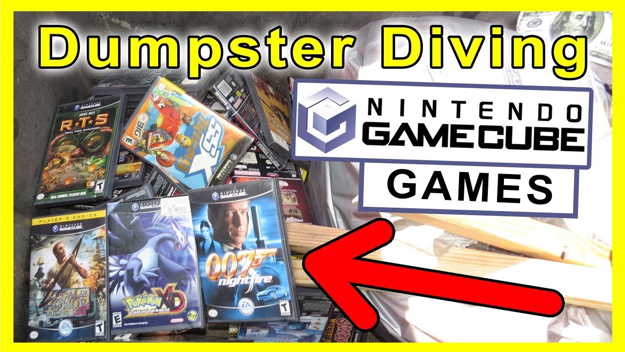 Dumpster Diving #137 Nintendo GAMECUBE Games