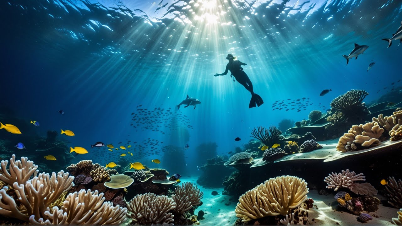 Ocean’s Amazing Life 🌊 | Healing Ambience for Deep Sleep, Meditation & Inner Calm