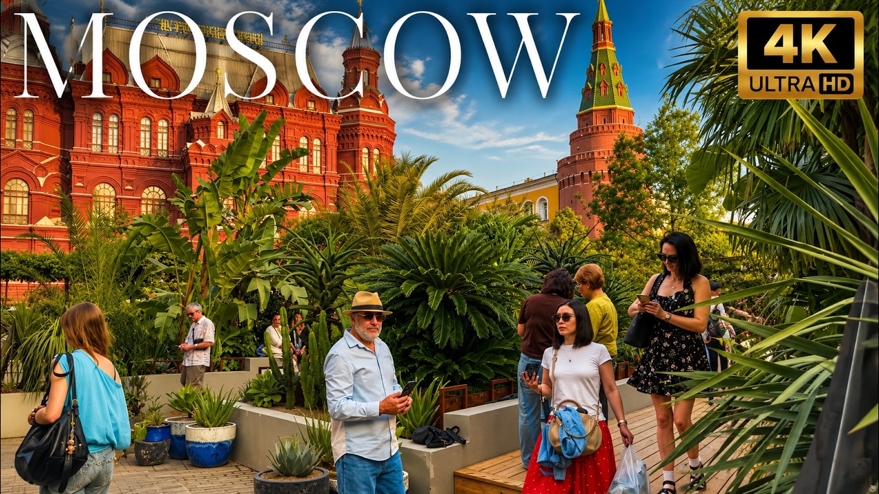 You Won't Believe This Is Moscow 🌴 | Summer Walk Near the Kremlin [4K]