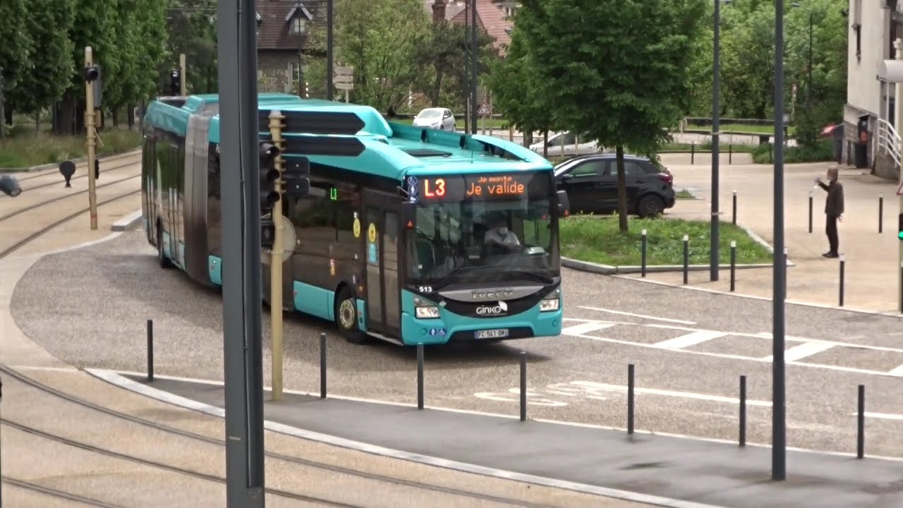 [Rush] Bus, Car, Tram à la Gare Viotte, Besançon.