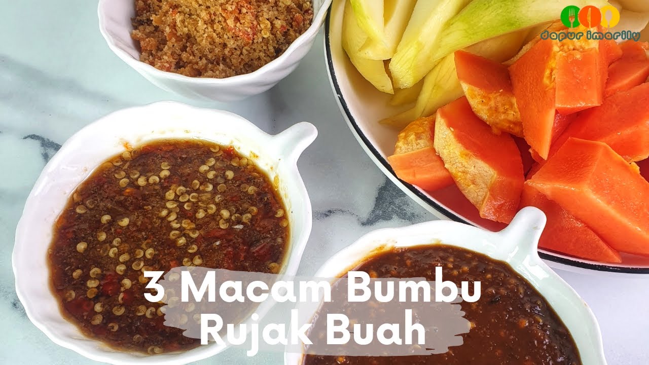 3 Macam Bumbu Ini Cocok Banget Buat Cocolan Rujak Buah