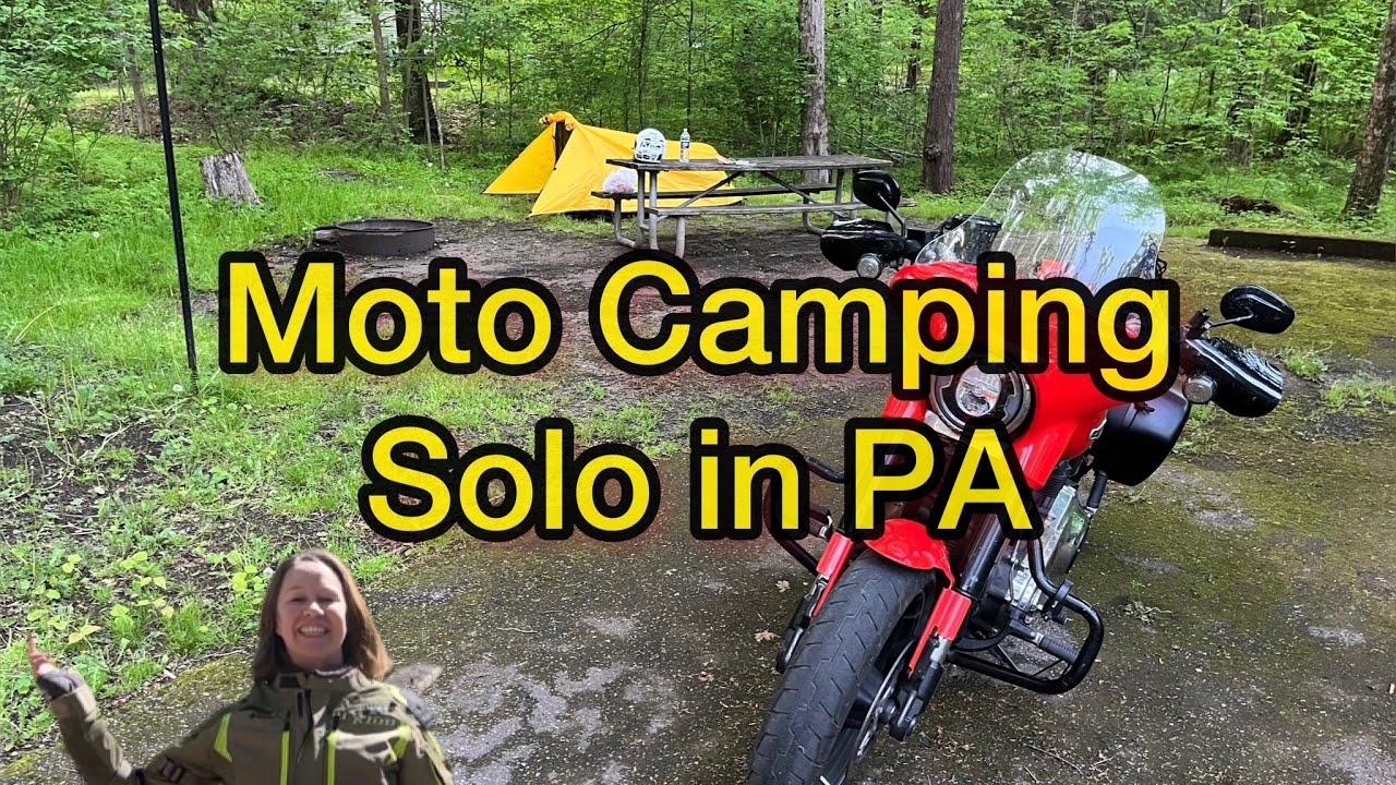 Moto Camping in Lackawanna State Park