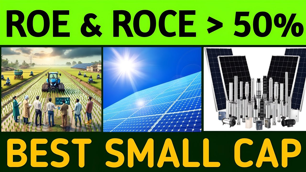 Best 03 Small Cap Stocks Have ROE & ROCE is Greater Than 50.0% | High Growth Sector | Small Cap