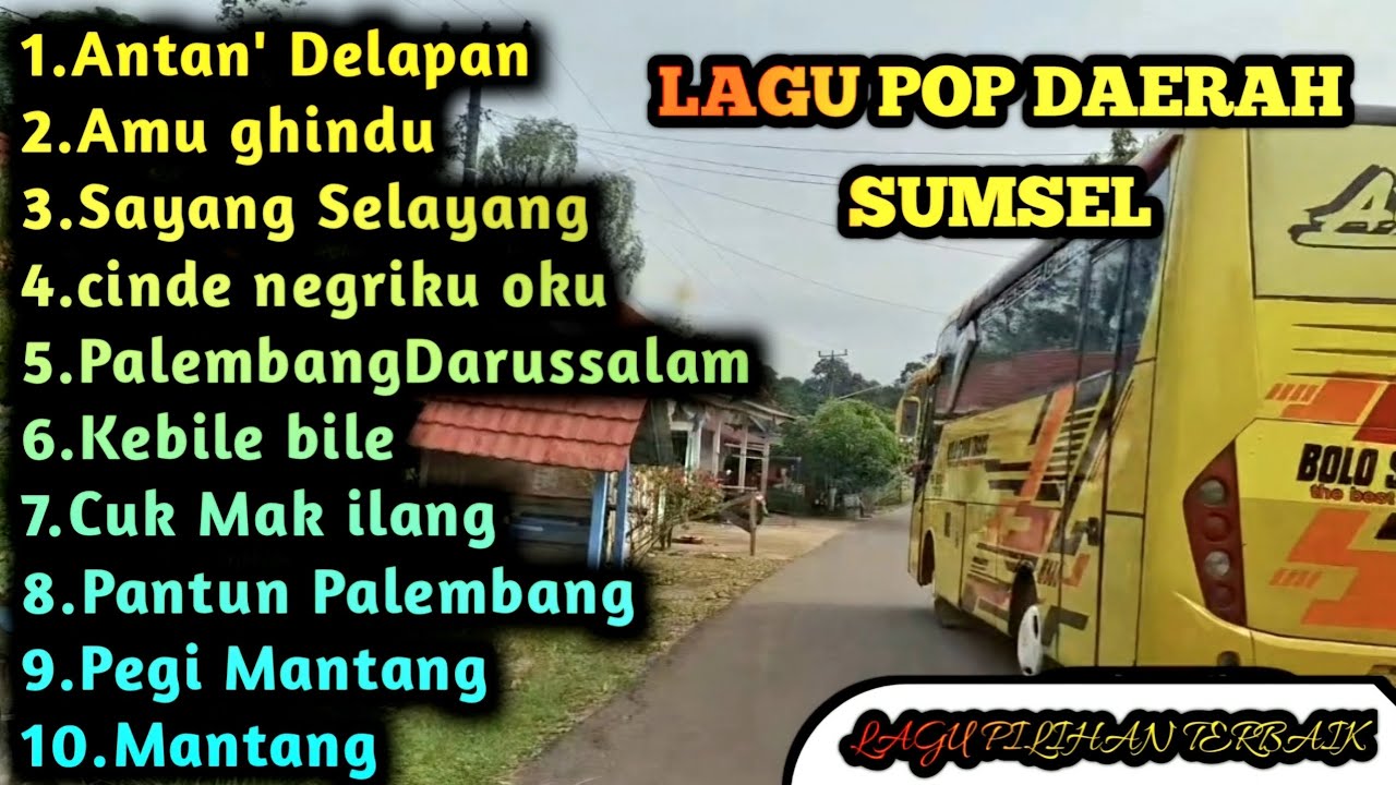 Lagu Pop Daerah Sumsel || Kangen Kampung