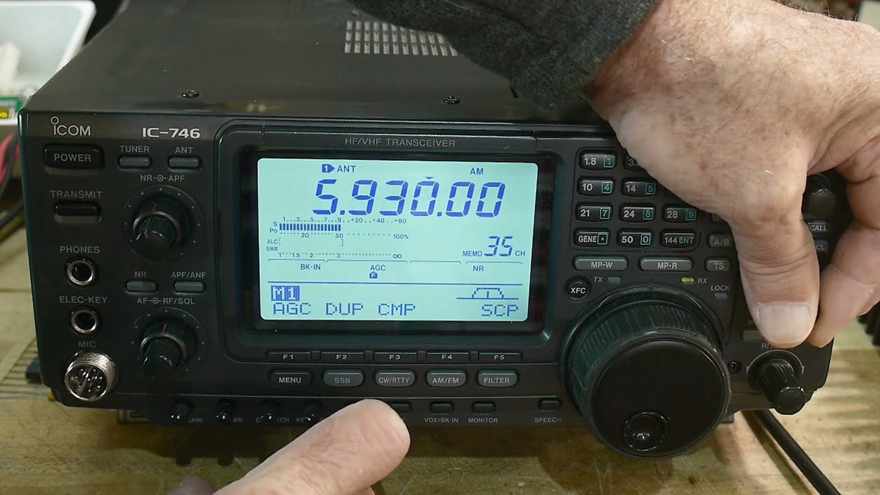 #1078 ICOM IC-746 faulty ( part 1 of 8)