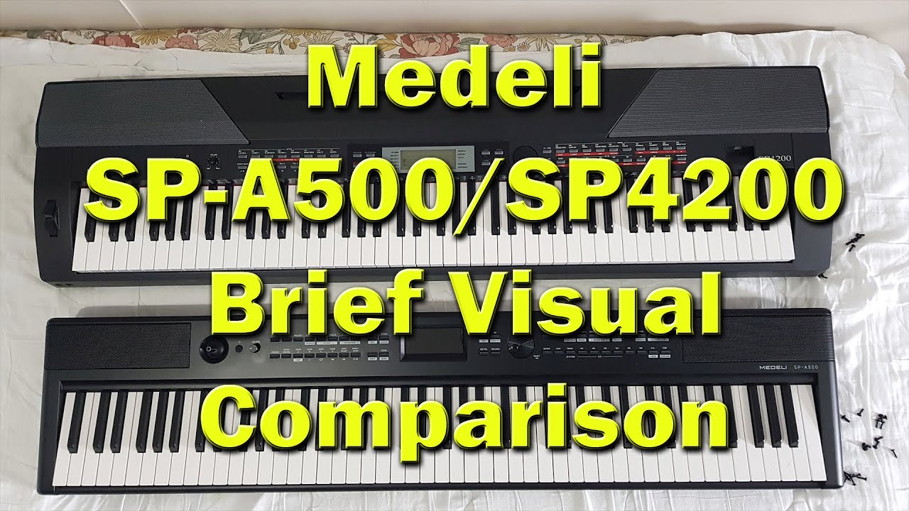 Medeli SP-A500 & SP4200 Keyboard - Visual Comparison/Internal Inspection