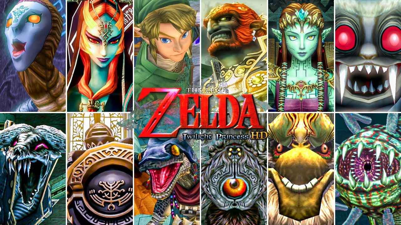 【全21種】トワプリの全ボス実況まとめ!!最難関はどのボスなの!?【ゼルダの伝説 トワイライトプリンセス HD】