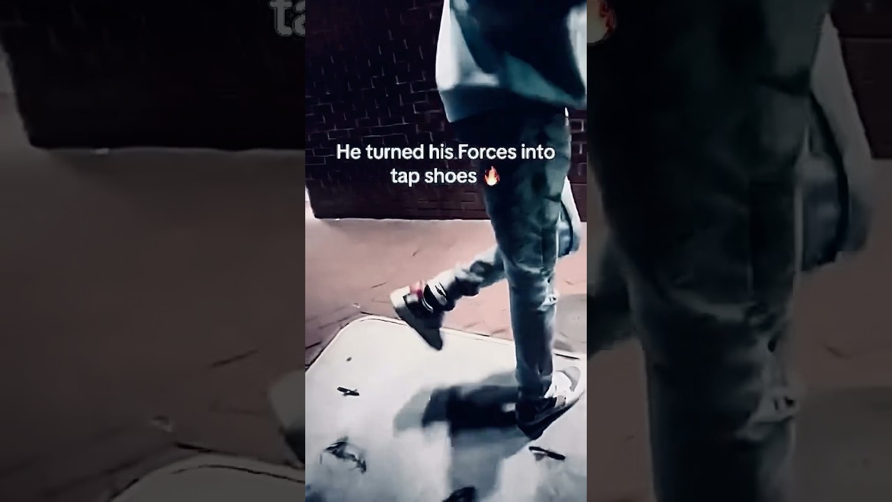 Turned his forces into tap shoes