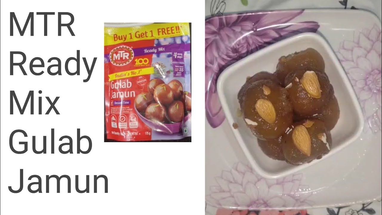 MTR Ready Mix Gulab Jamun || MTR Ready Mix Gulab Jamun Recipe 