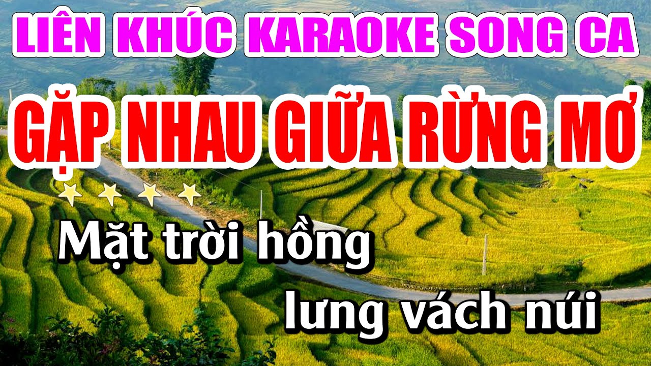 Liên Khúc Karaoke Song Ca Gặp Nhau Giữa Rừng Mơ Nhạc Sống Khánh My | Dễ Hát Nhất
