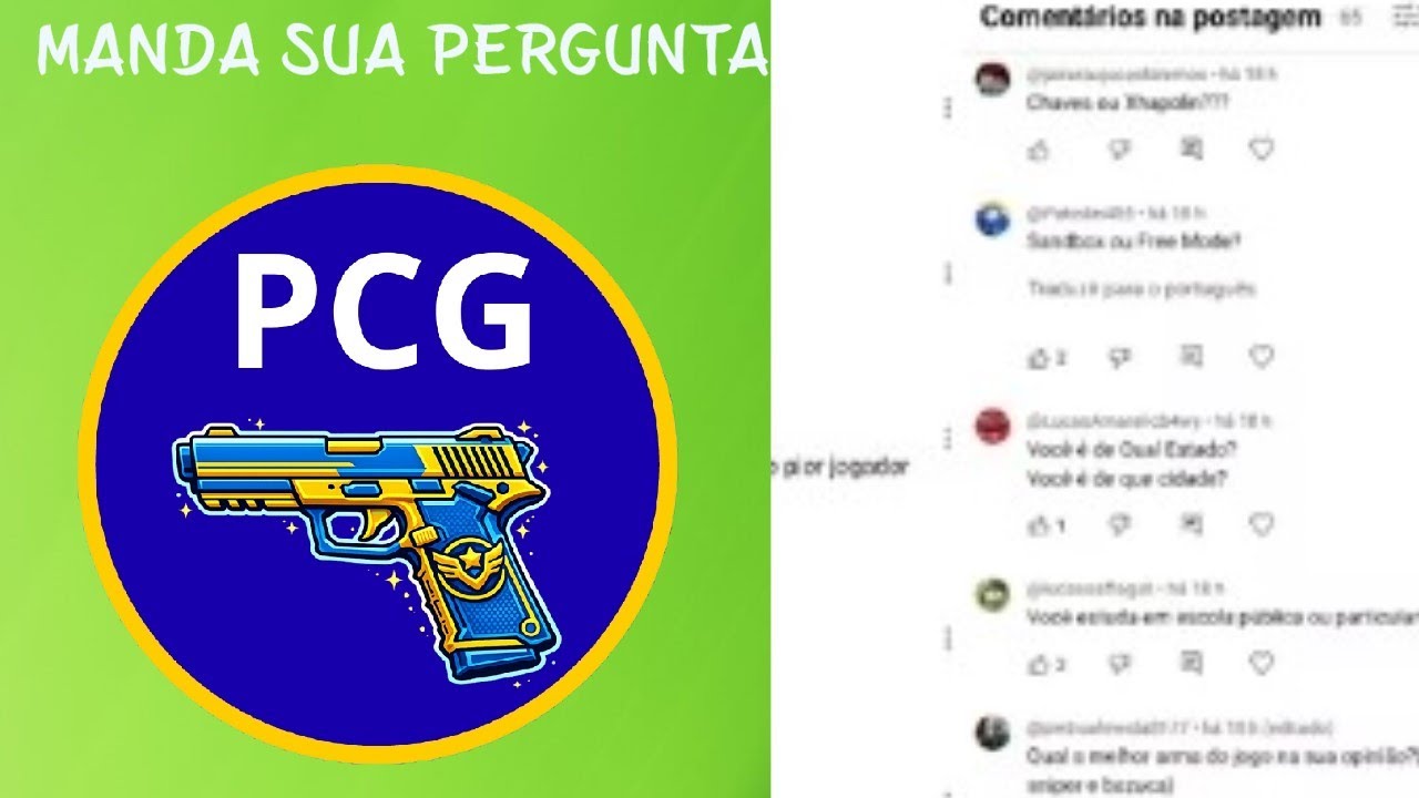 Vendo as perguntas de vcs! (façam perguntas)