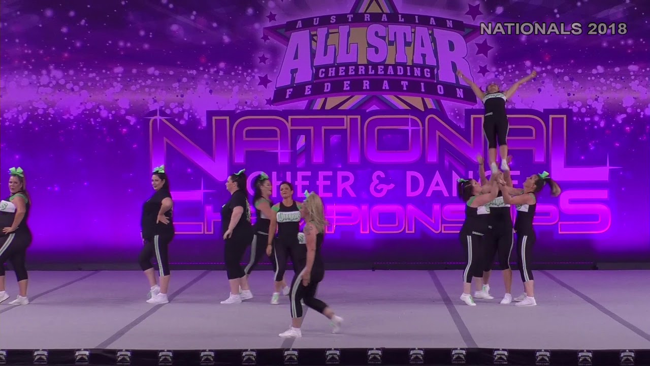 Rebellion - Level 1 adult team at Australian All Star Cheerleading National Championships