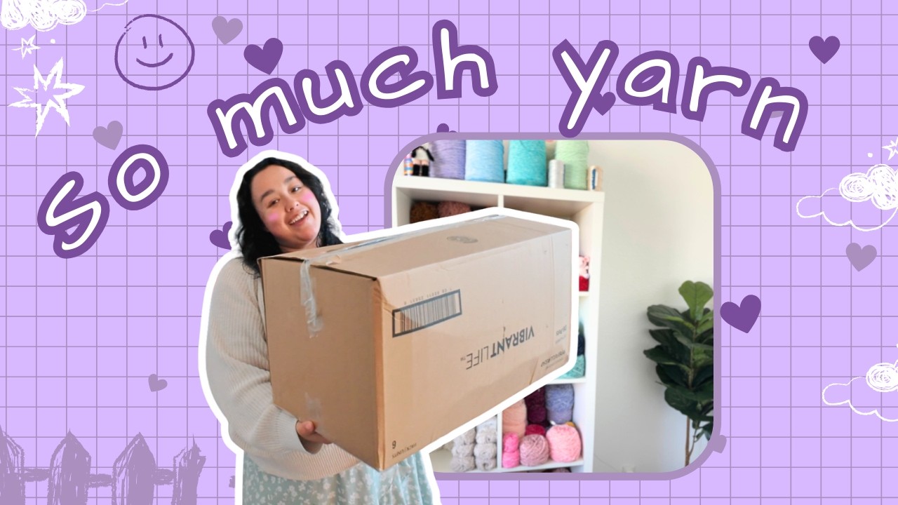 Yarn Unboxing | Christmas Haul | How much yarn did I get?