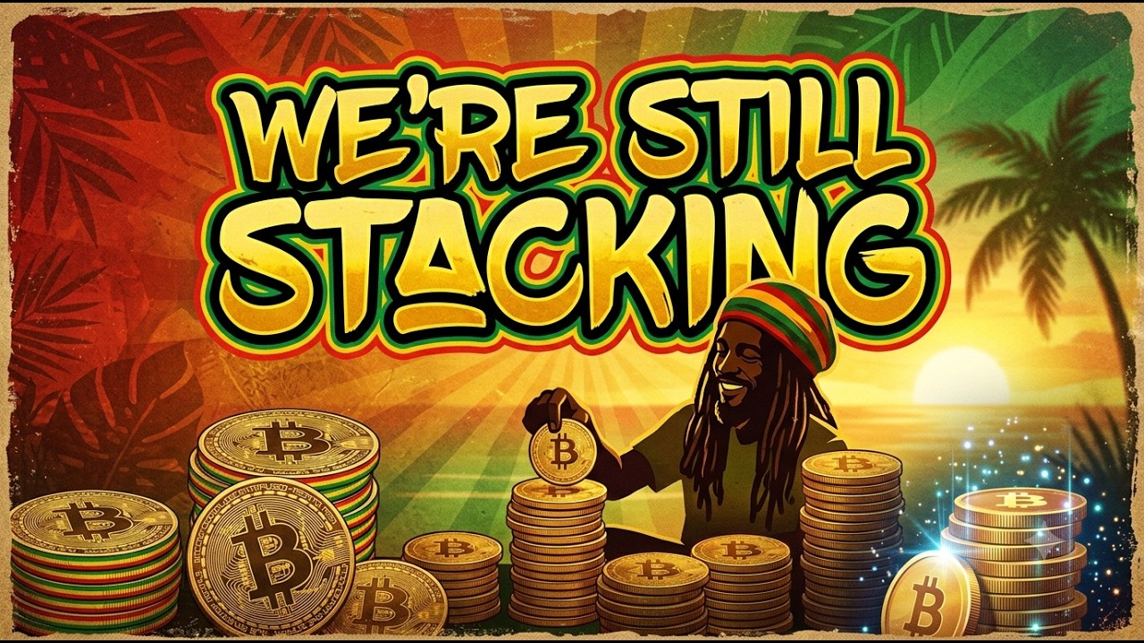 We&rsquo;re Still Stacking (Reggae Bitcoin AI song)