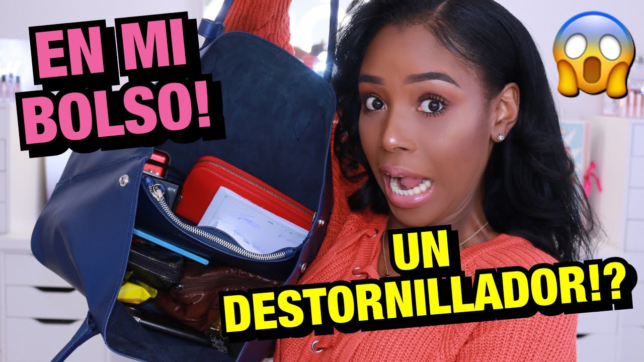QUÉ LLEVO EN MI BOLSO 2018? UN DESTORNILLADOR Y MONTÓN DE COSAS! TEDDY BLAKE NEW YORK | Mary Pulido
