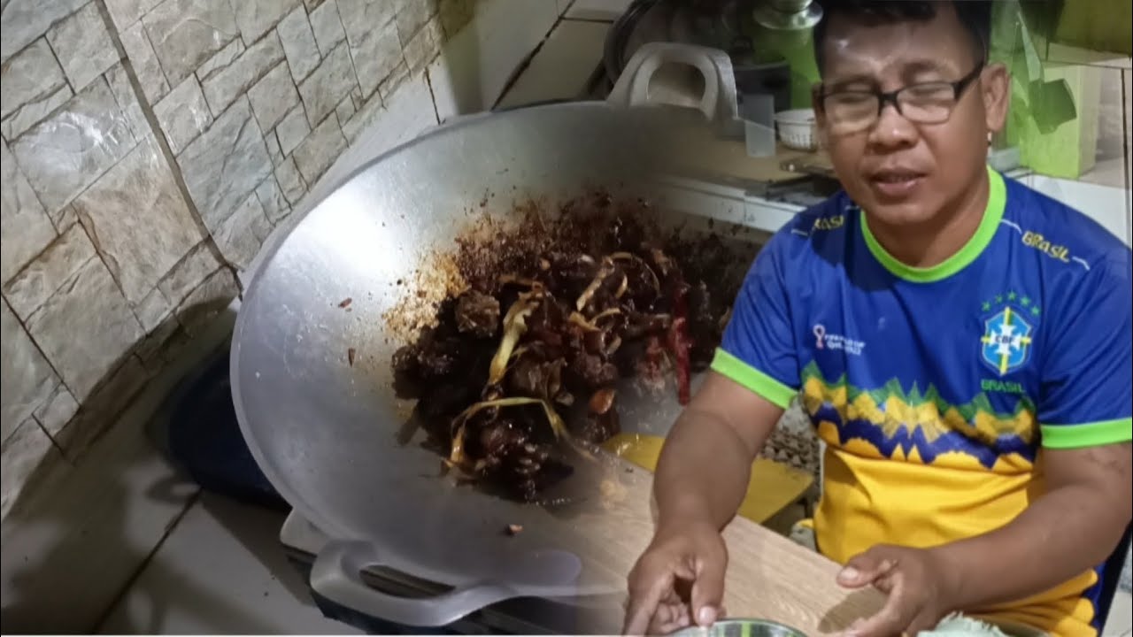 JARANG MASAK DAGING HUTAN GORENG RANGUP 👍😋