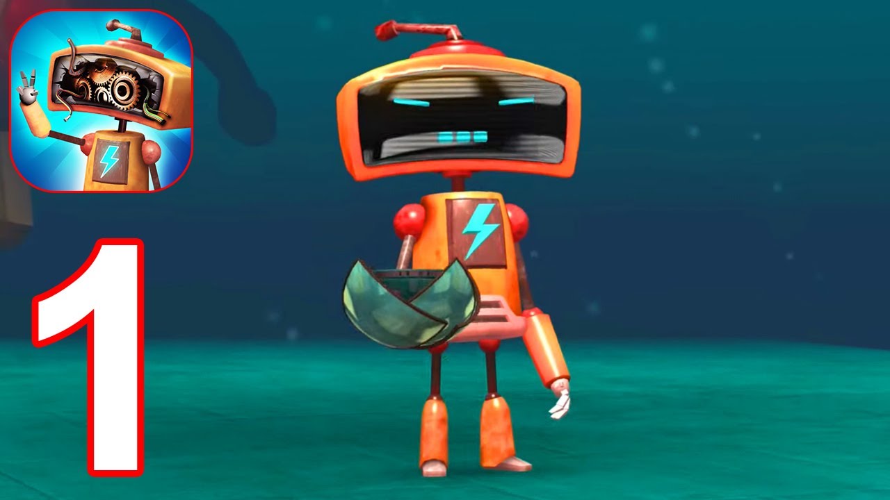 Tiny Robots Recharged - Gameplay Walkthrough Part 1 Levels 1-4 (Android, iOS)