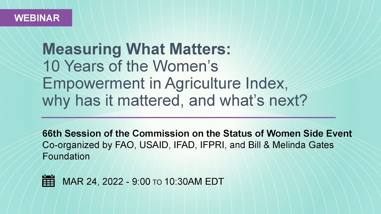 English Version : 66th Session of the Commission on the Status of Women Side Event