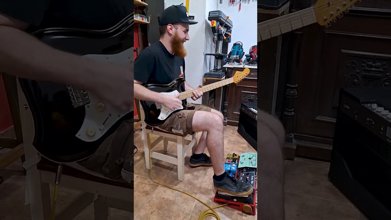 Nico Franco Probando la nueva Guitarra Aramburu JH #guitar #luthier #hendrix #philipsayce