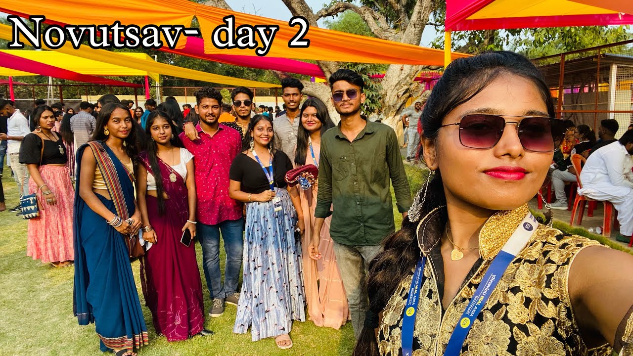 Novutsav day 2❤️|| dandiya night || arka jain university || Krishu ly