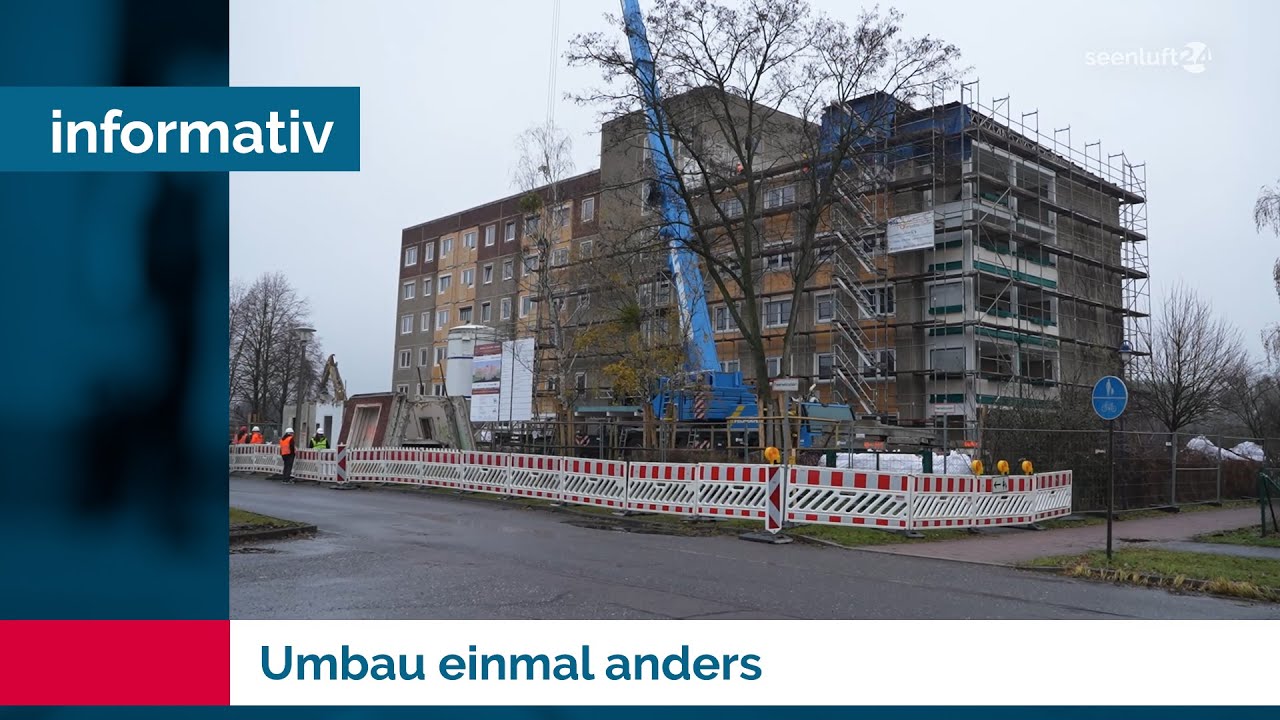 Umbau einmal anders - KWG saniert in Großräschen