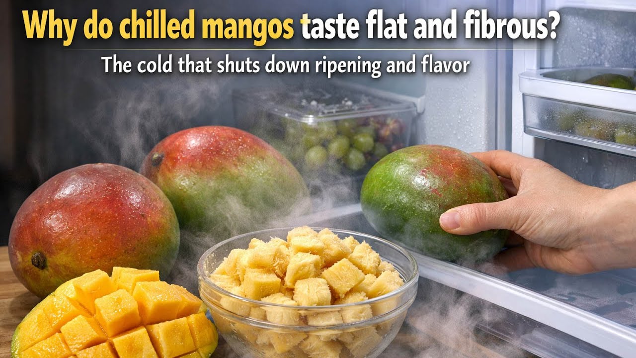 Stop refrigerating mangos too early: how warmth turns green fruit into silky, fragrant gold