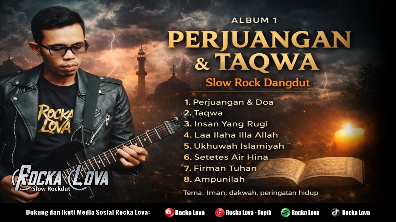 8 LAGU RELIGI RHOMA IRAMA | SLOW ROCK DANGDUT VERSION TERBARU 2026 COVER ROCKA LOVA