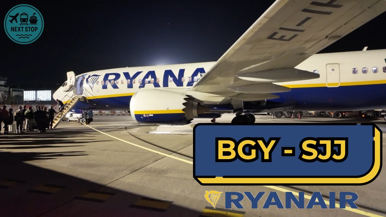 TRIP REPORT | Da Milano Bergamo a Sarajevo (BGY-SJJ) | RYANAIR 🇮🇹-🇧🇦