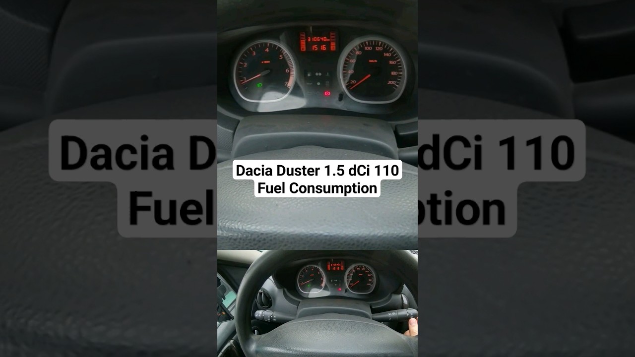 Dacia Duster 1.5 dCi 110 Zużycie paliwa #duster4x4 #daciaduster