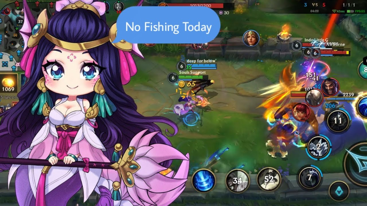 Wild Rift Nami Support Gameplay Season 11
