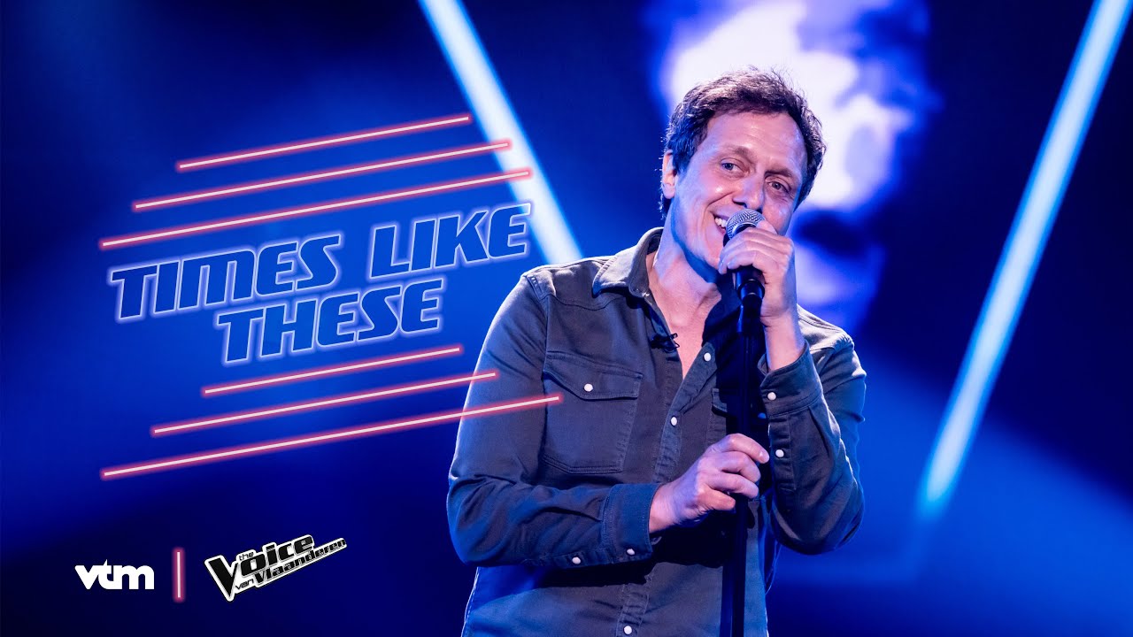 Pieter - Times Like These | Blind Auditions #8 | The Voice van Vlaanderen | VTM