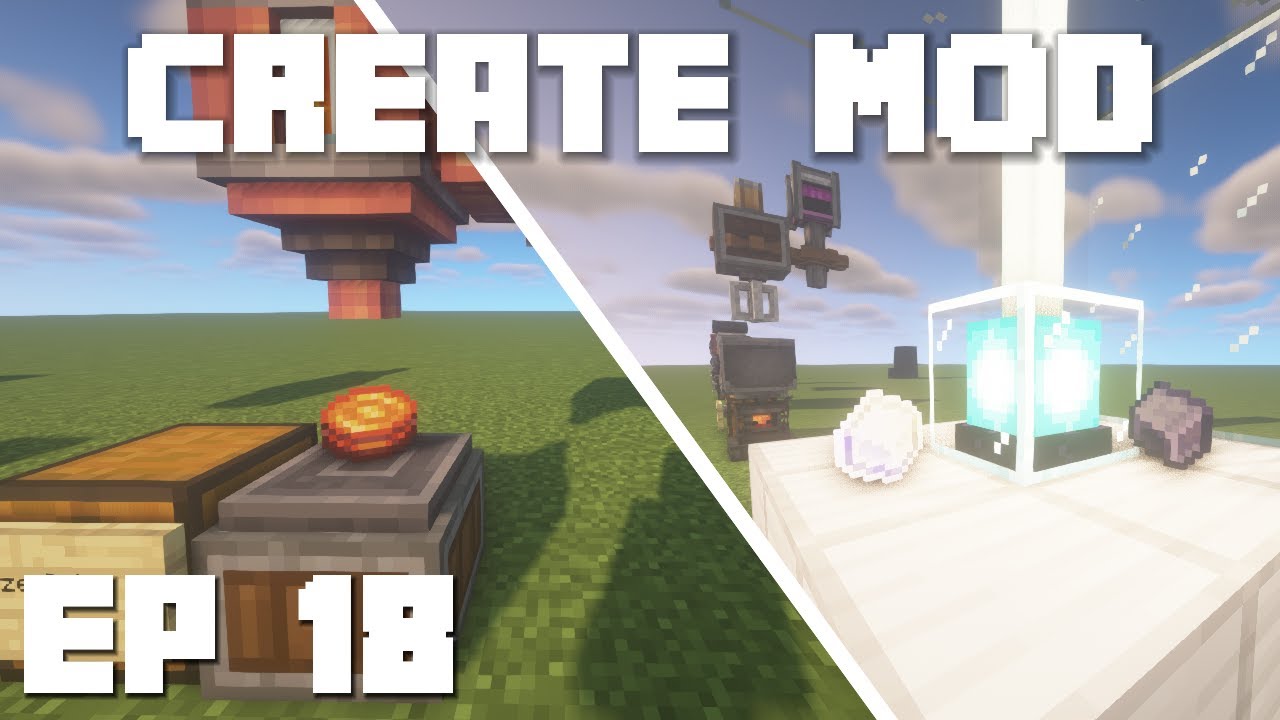 Minecraft Create Mod Tutorial - How to Make Refined Radiance & Shadow Steel Ep 18